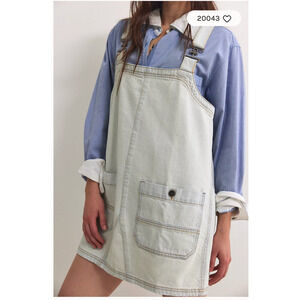 Free People We The Free Overall Smock Mini Top Medium NWT